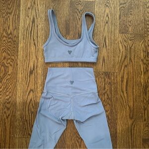 Women's Blue Workout Aritzia Tna Set